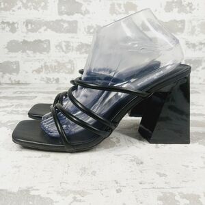 New Abound Austry Black Tubular Strappy Heeled Sandal M222